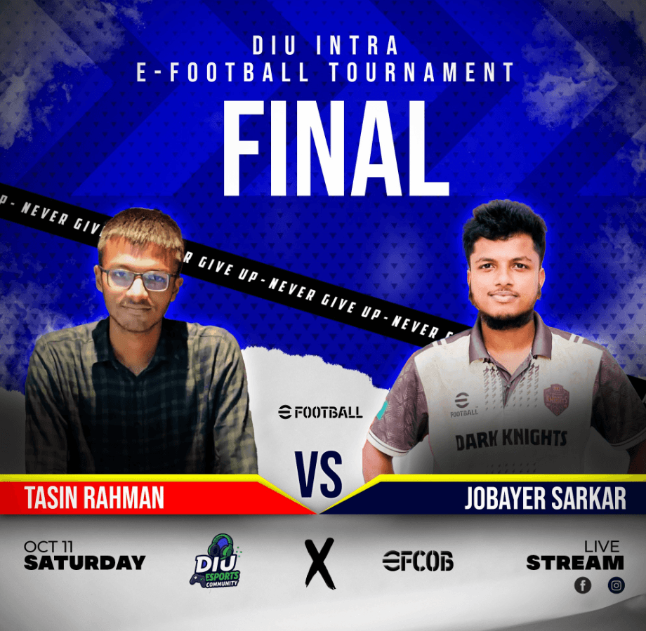 DIU Intra E-Football Final Match