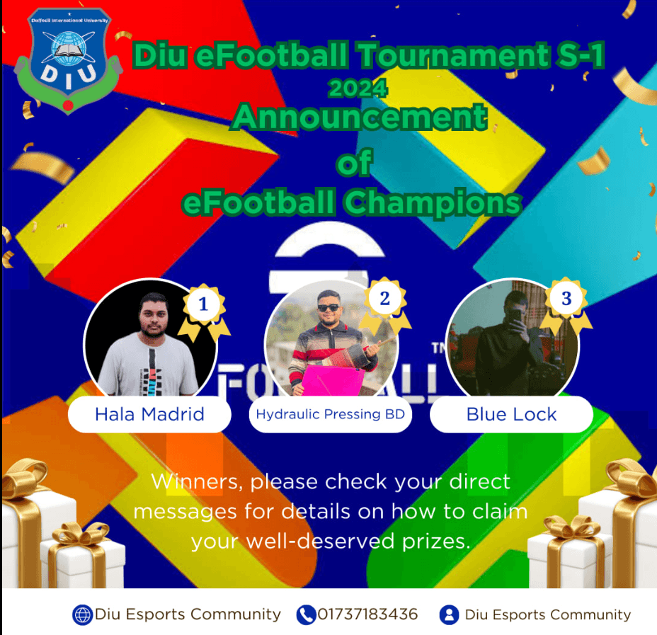 DIU E-Football Tournament S1